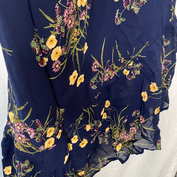 Reformation Nikita Dress Floral Navy - Picture 8 of 10